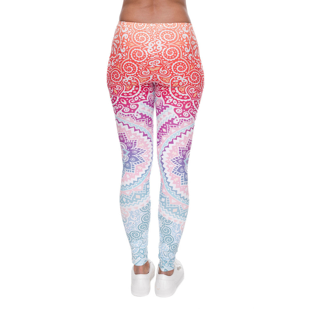 Ombre Mandala Leggings