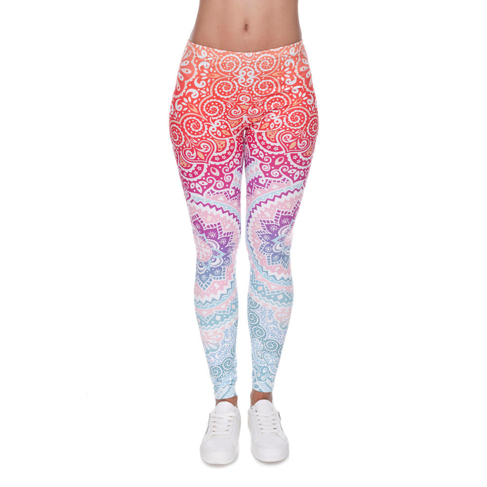 Ombre Mandala Leggings