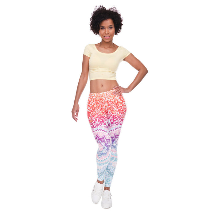 Ombre Mandala Leggings